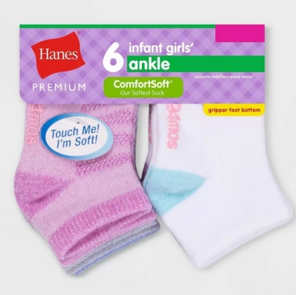 Hanes Accessories Nwt Hanes Infant Girls Sock Pack Poshmark